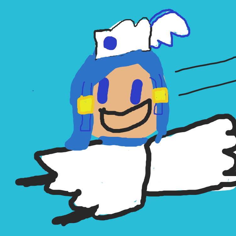 She can fly! - Online Drawing Game Comic Strip Panel by HaileyS