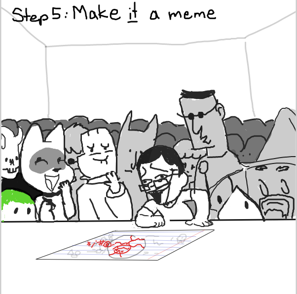  - Online Drawing Game Comic Strip Panel by Sluggishfella