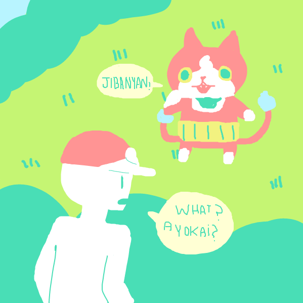 Drawing in Lost Pokemon Trainer by hasellete