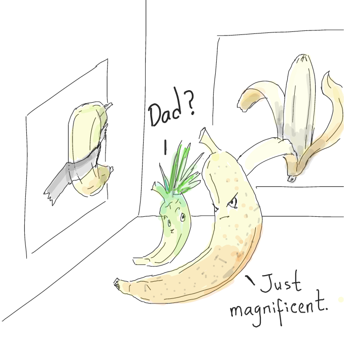 Drawing in art banana by ArelaEstudio