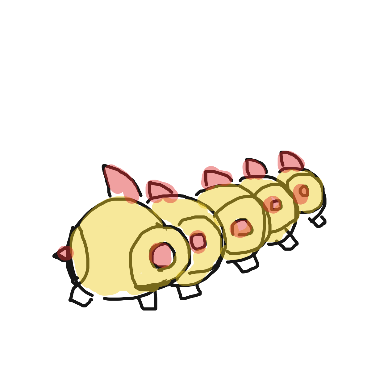 Drawing in Fave Galar Pokemon by KingOfSpades2