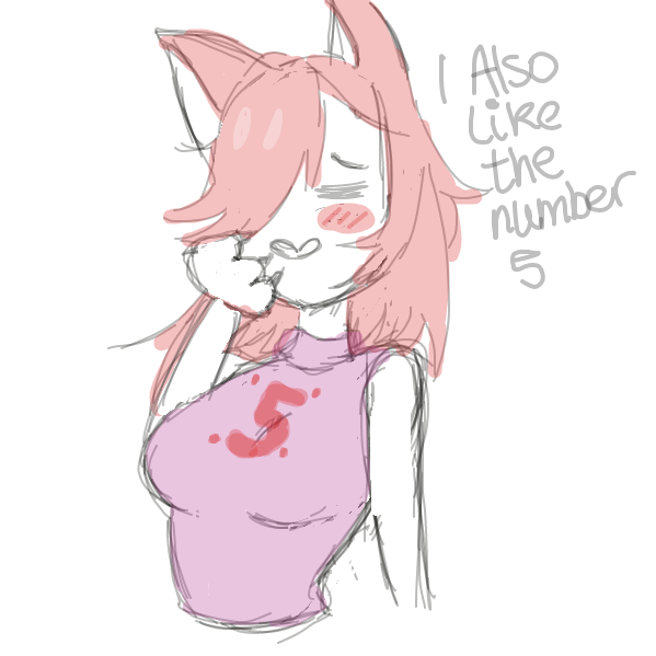 Drawing in 5 is my lucky number! by Roodles_Doodles