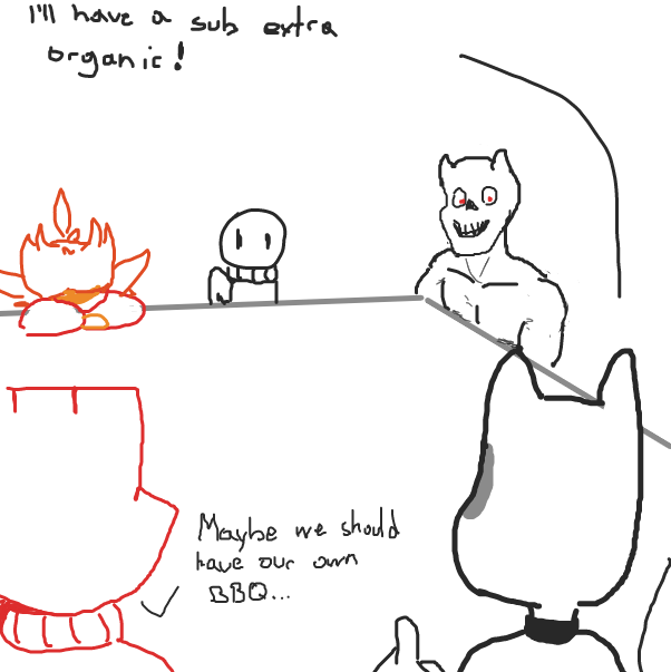  - Online Drawing Game Comic Strip Panel by Sluggishfella