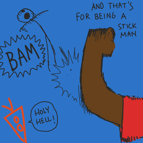  - Online Drawing Game Comic Strip Panel by Fathur