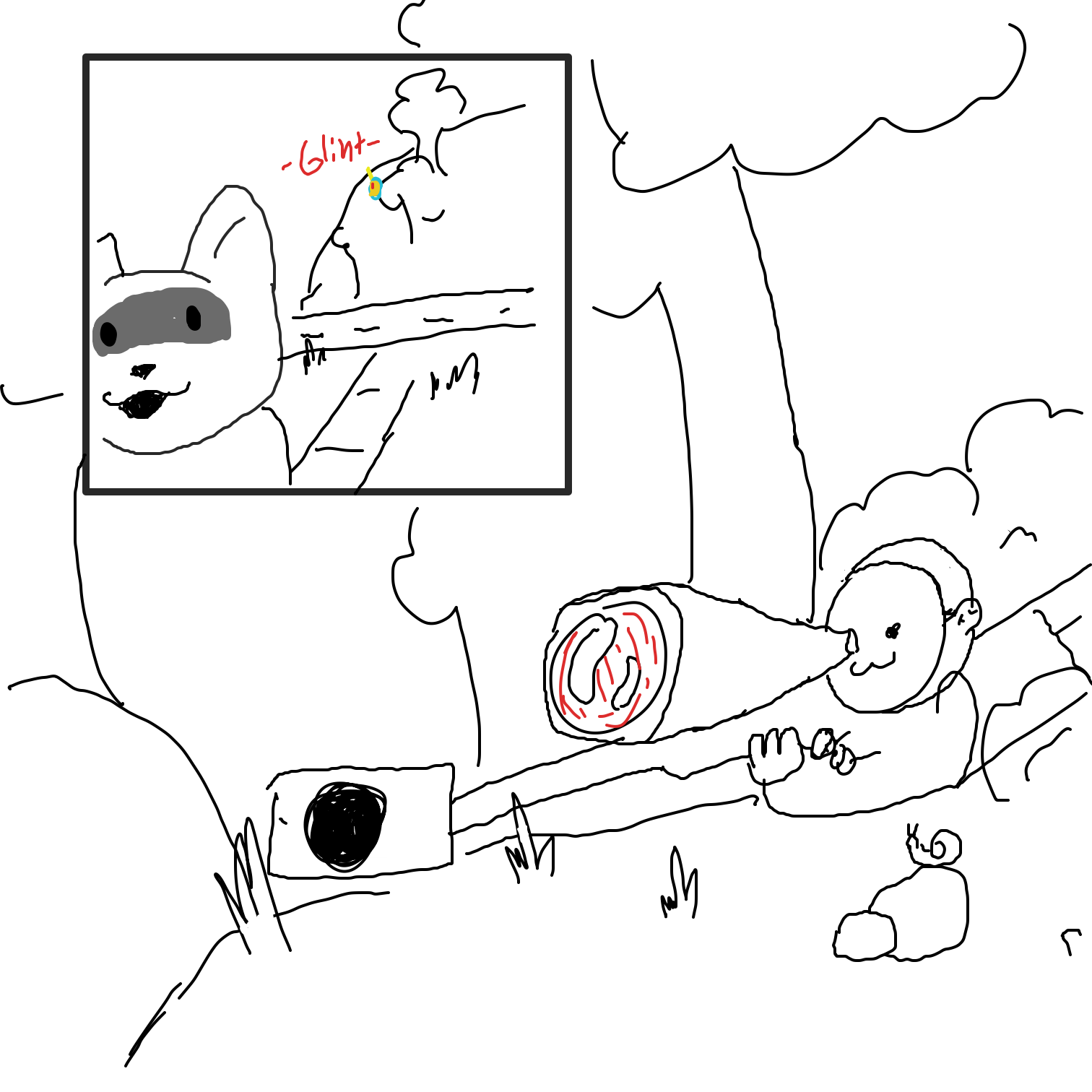  - Online Drawing Game Comic Strip Panel by CurlyCheddar 