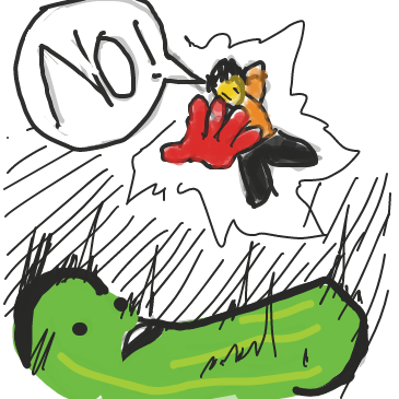 He got chucked - Online Drawing Game Comic Strip Panel by Curtis14