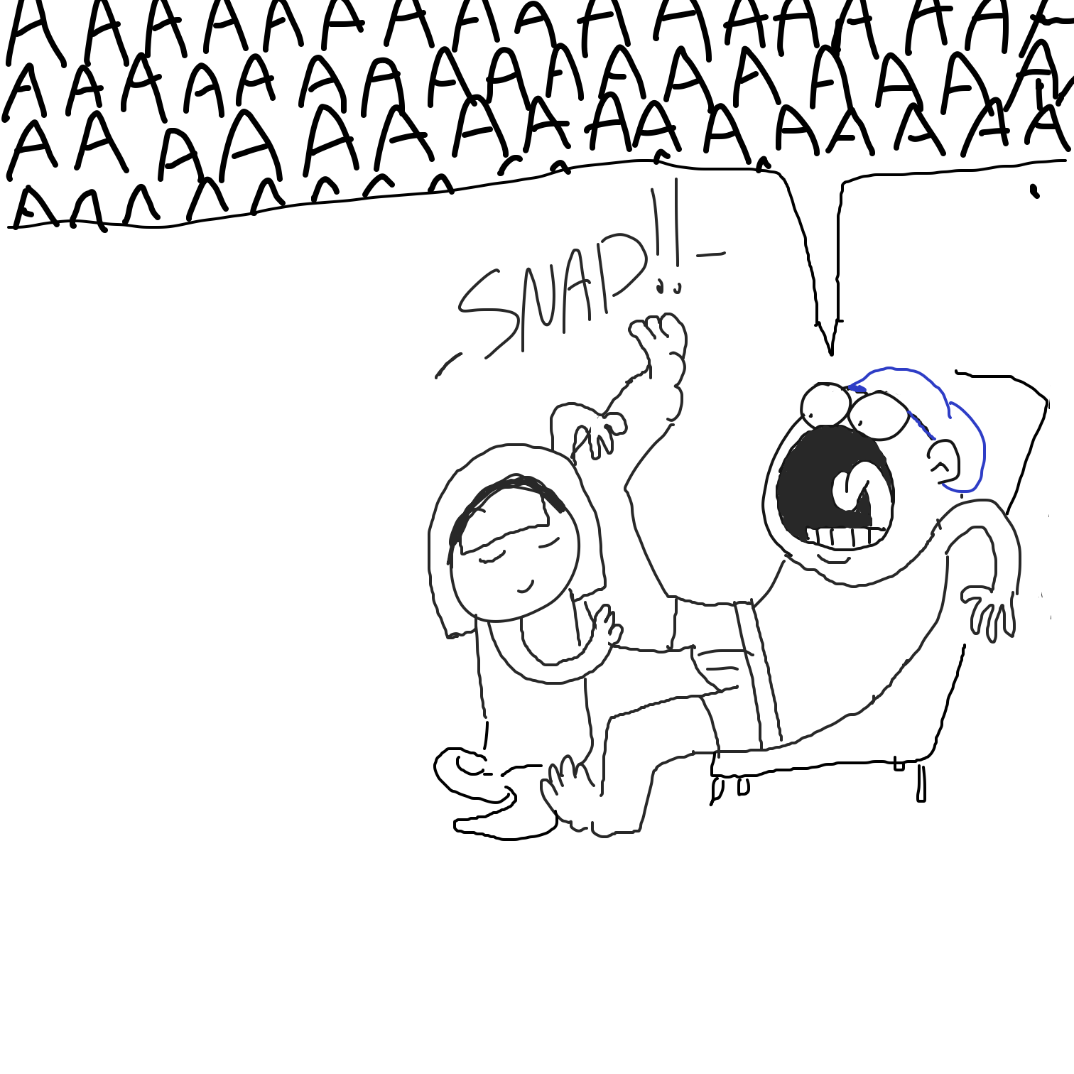  - Online Drawing Game Comic Strip Panel by CurlyCheddar 