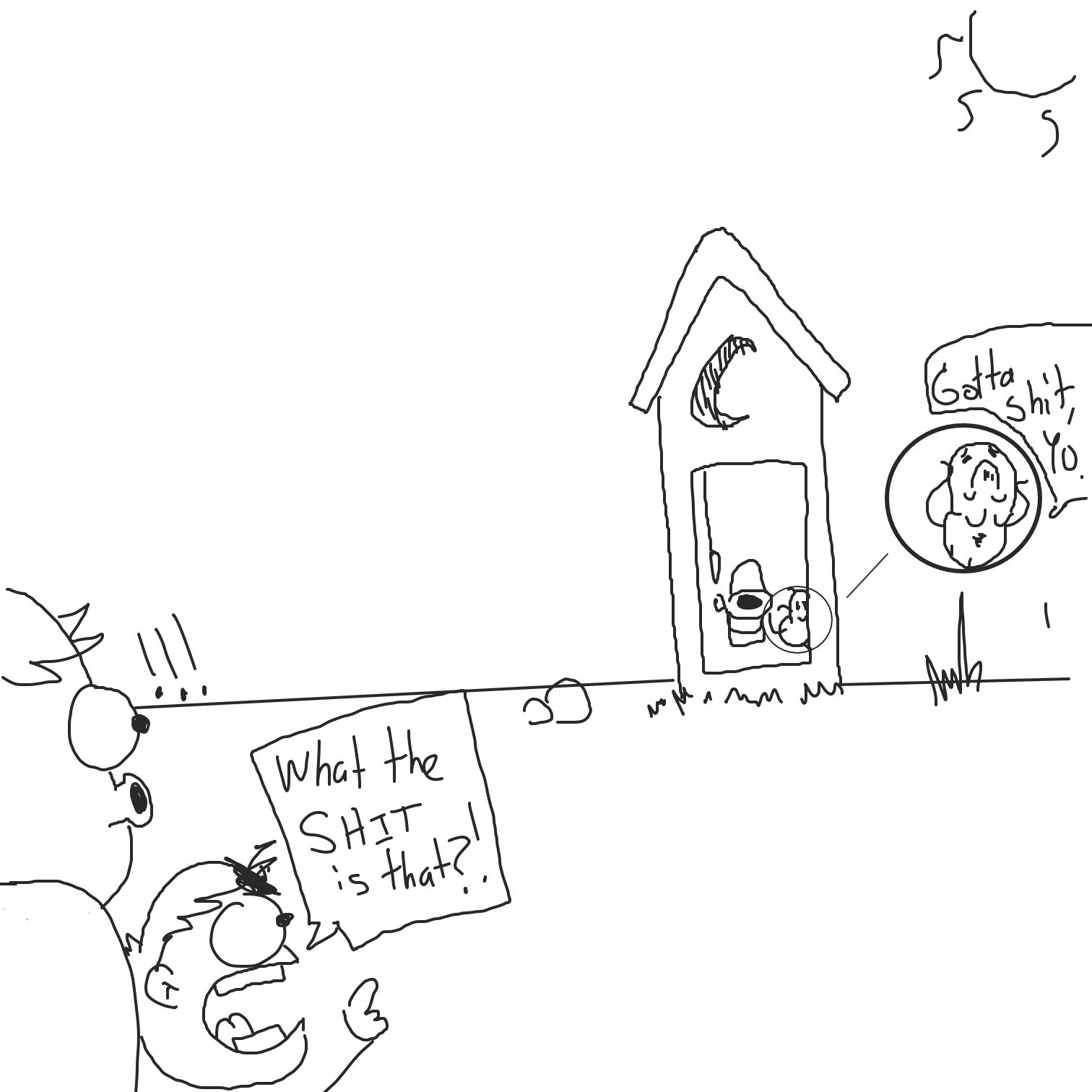 Drawing in Signs by CurlyCheddar 