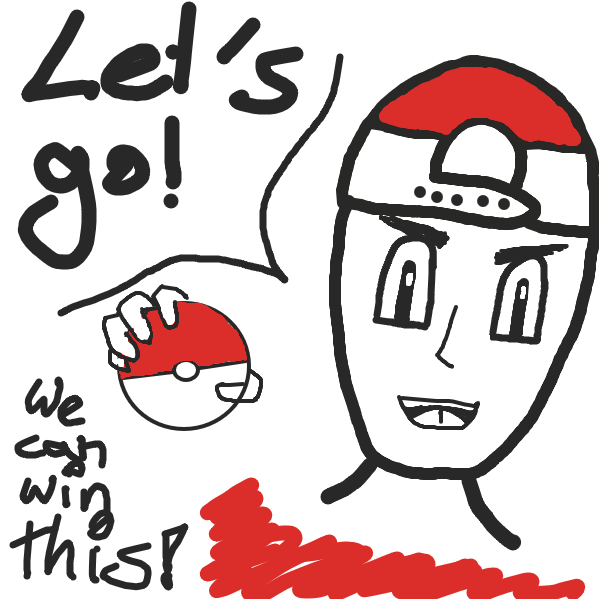 Drawing in Lost Pokemon Trainer by Schiggysam