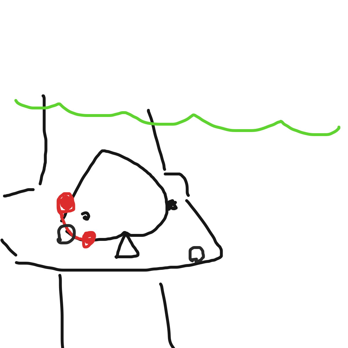 Drawing in Dover Demon by KingOfSpades2