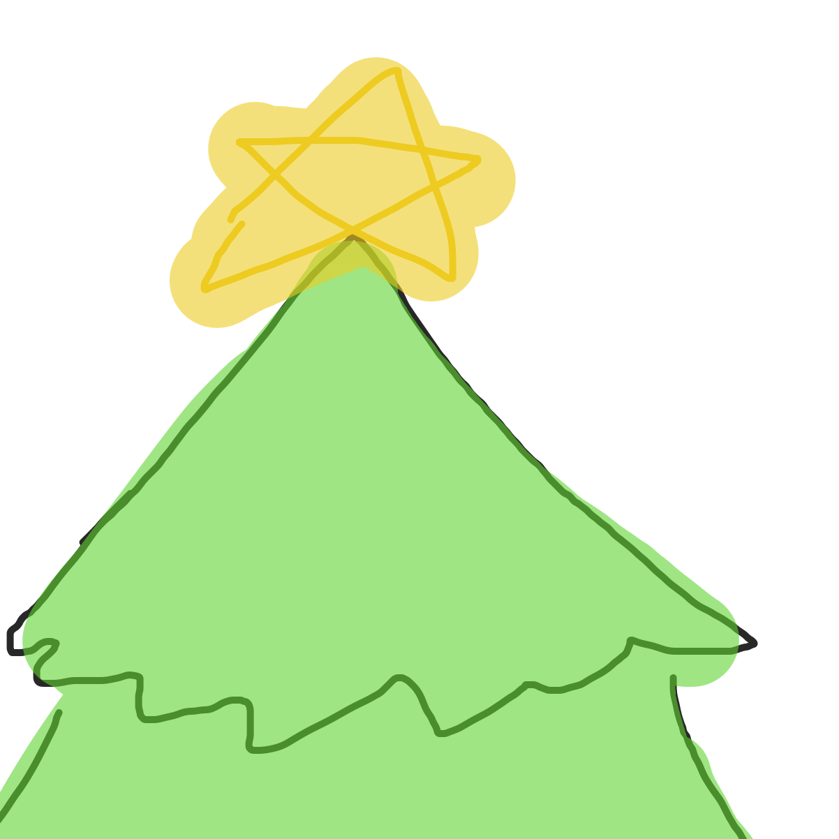 Drawing in Decorate the tree by KingOfSpades2