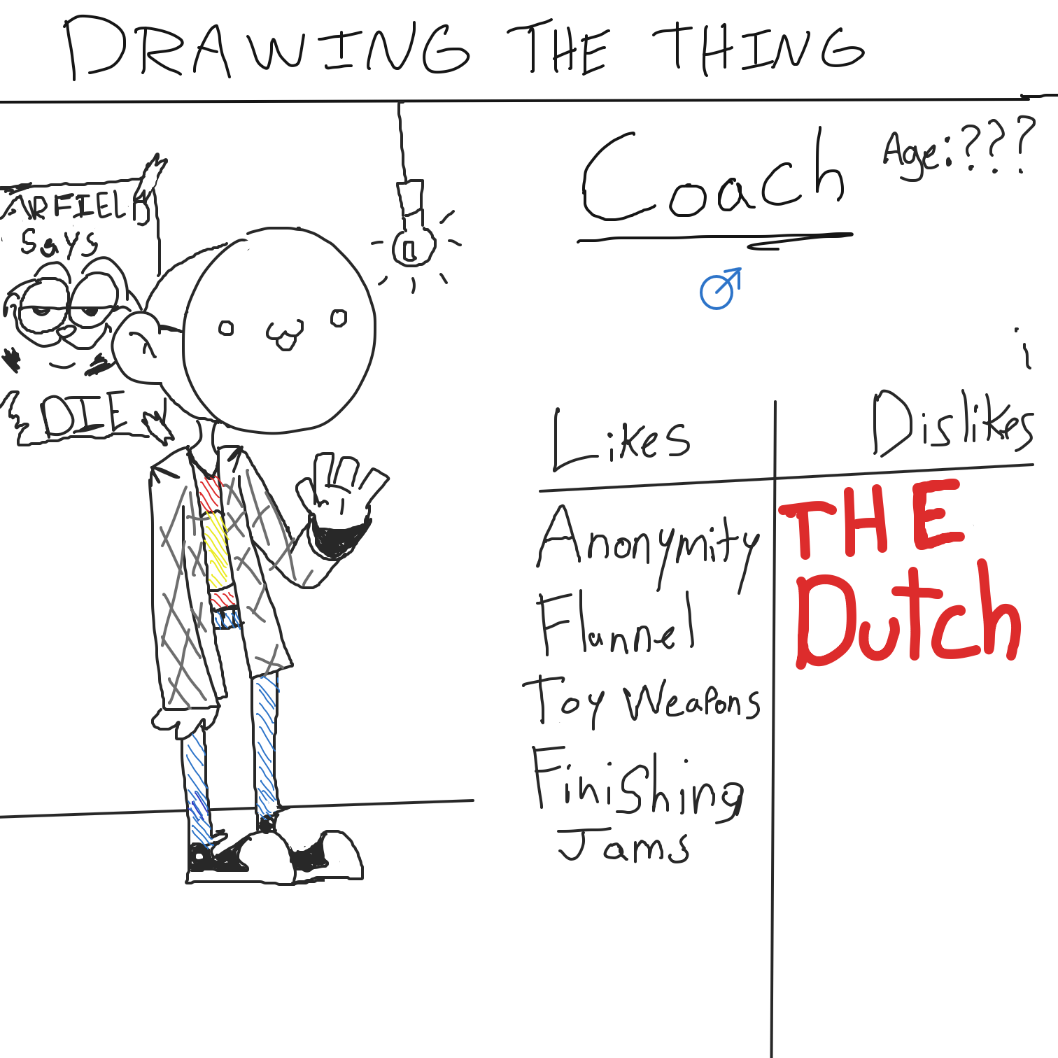  - Online Drawing Game Comic Strip Panel by CurlyCheddar 