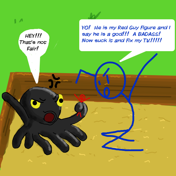 Drawing in Red Guy’s Bizarre Adventure: Stardust Crusaders  by Brandon