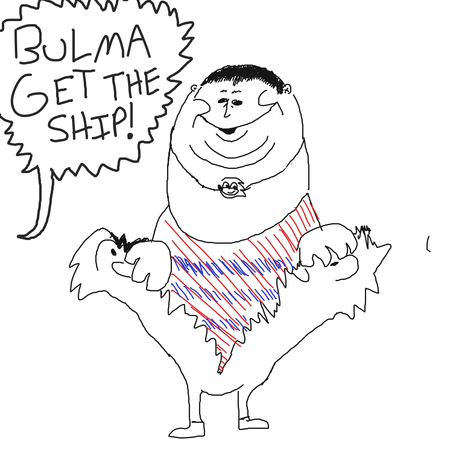  - Online Drawing Game Comic Strip Panel by CurlyCheddar 