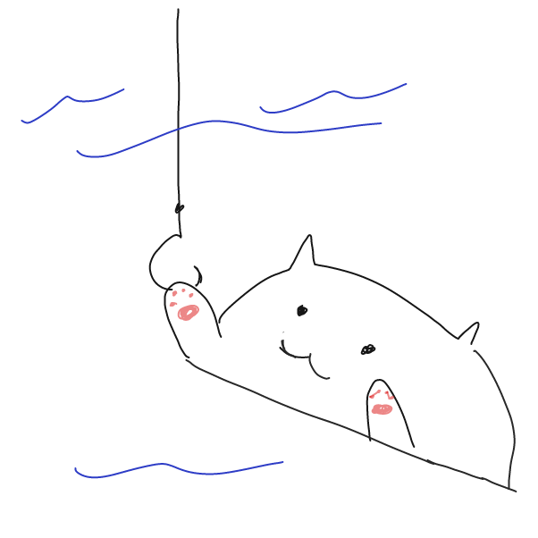 Drawing in Fishing by ArelaEstudio