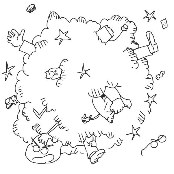  - Online Drawing Game Comic Strip Panel by Fathur