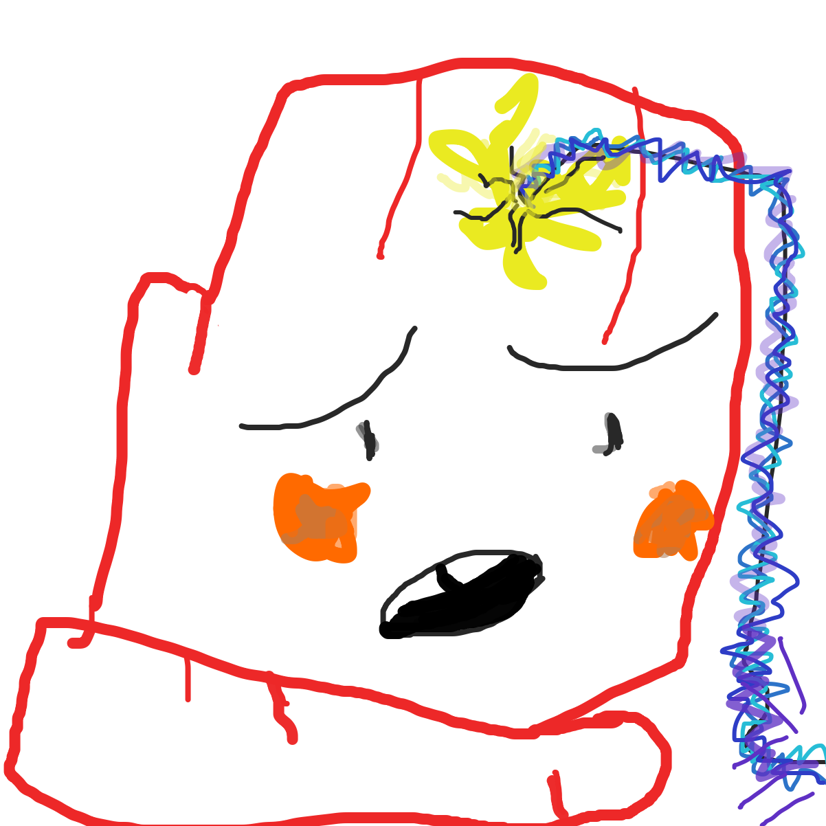 Drawing in immune system by BonneyOhara 