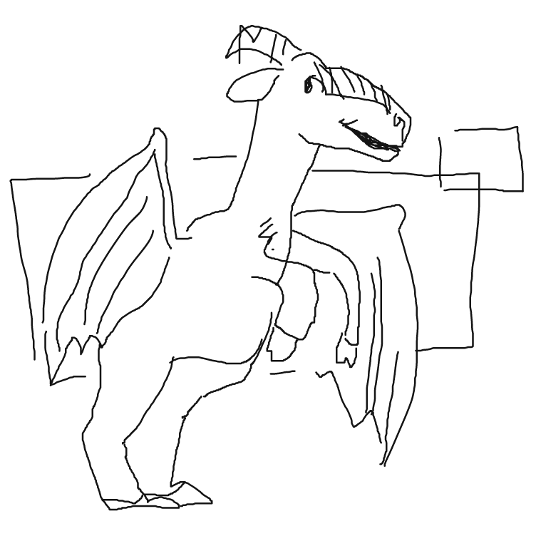 Drawing in Jersey Devil by yogiibear