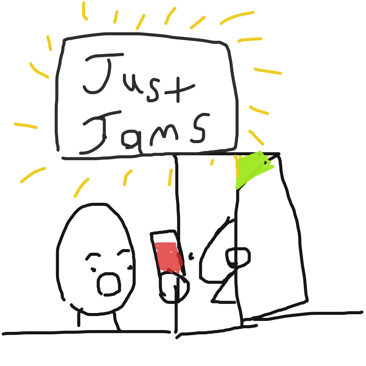 Drawing in Enter Here by KingOfSpades2