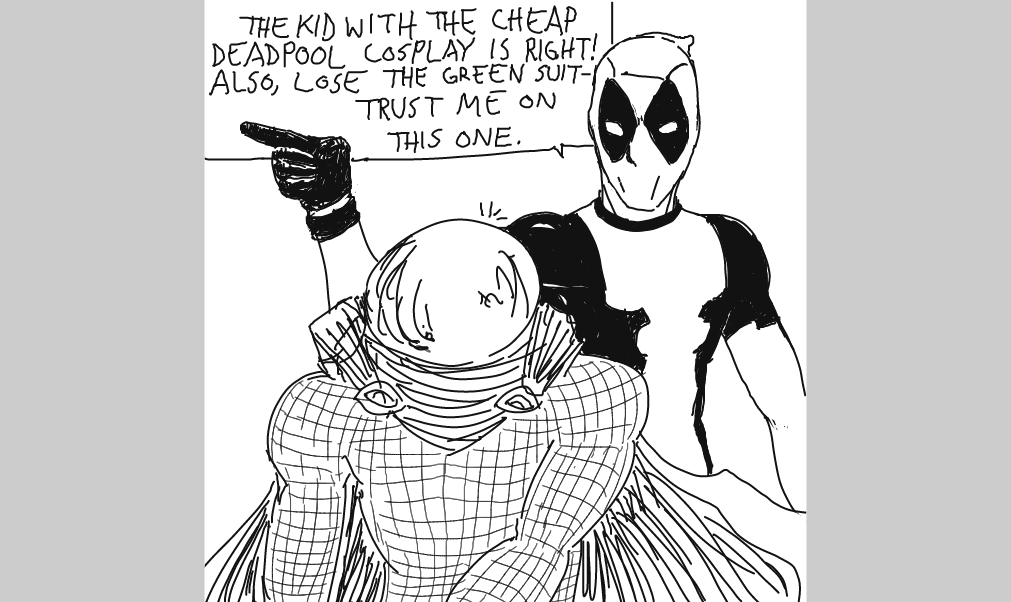 Drawing in Mysterio by Buckawn