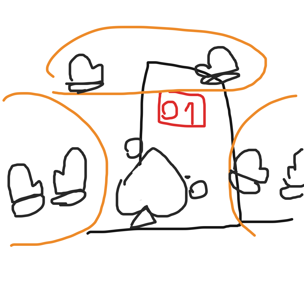 I hope red won’t be too mad - Online Drawing Game Comic Strip Panel by KingOfSpades2