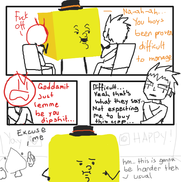  - Online Drawing Game Comic Strip Panel by Sluggishfella