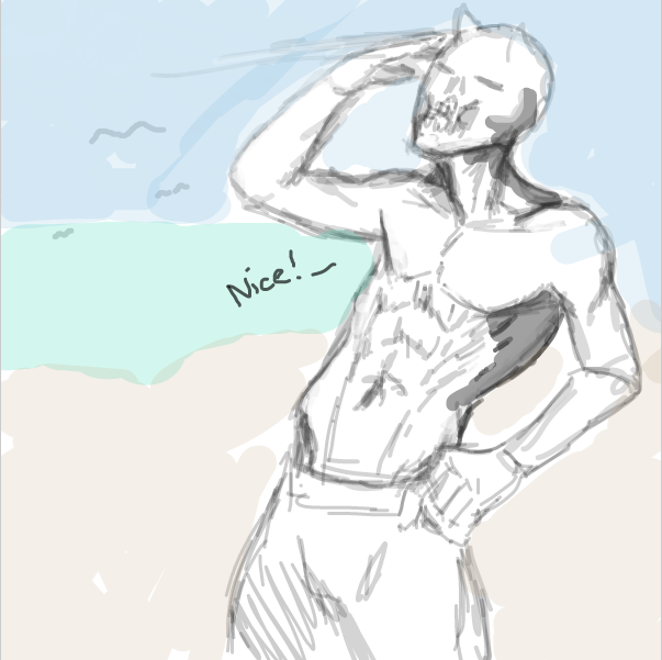 Drawing in Adventure of a panel lenght by Karosh