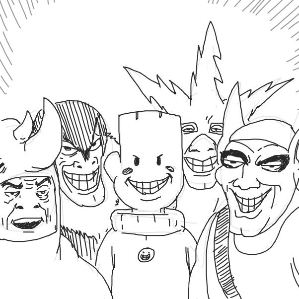  - Online Drawing Game Comic Strip Panel by Fathur