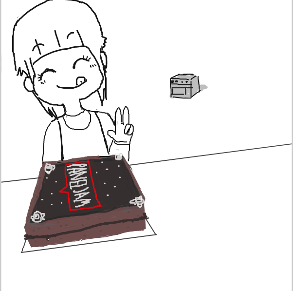 Drawing in Baking by Sluggishfella