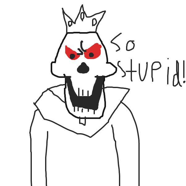 Nyeh heh heh im king now - Online Drawing Game Comic Strip Panel by SellOut267