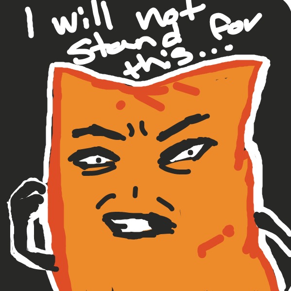 Drawing in paper bag man by mia_m__