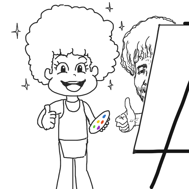  - Online Drawing Game Comic Strip Panel by Fathur