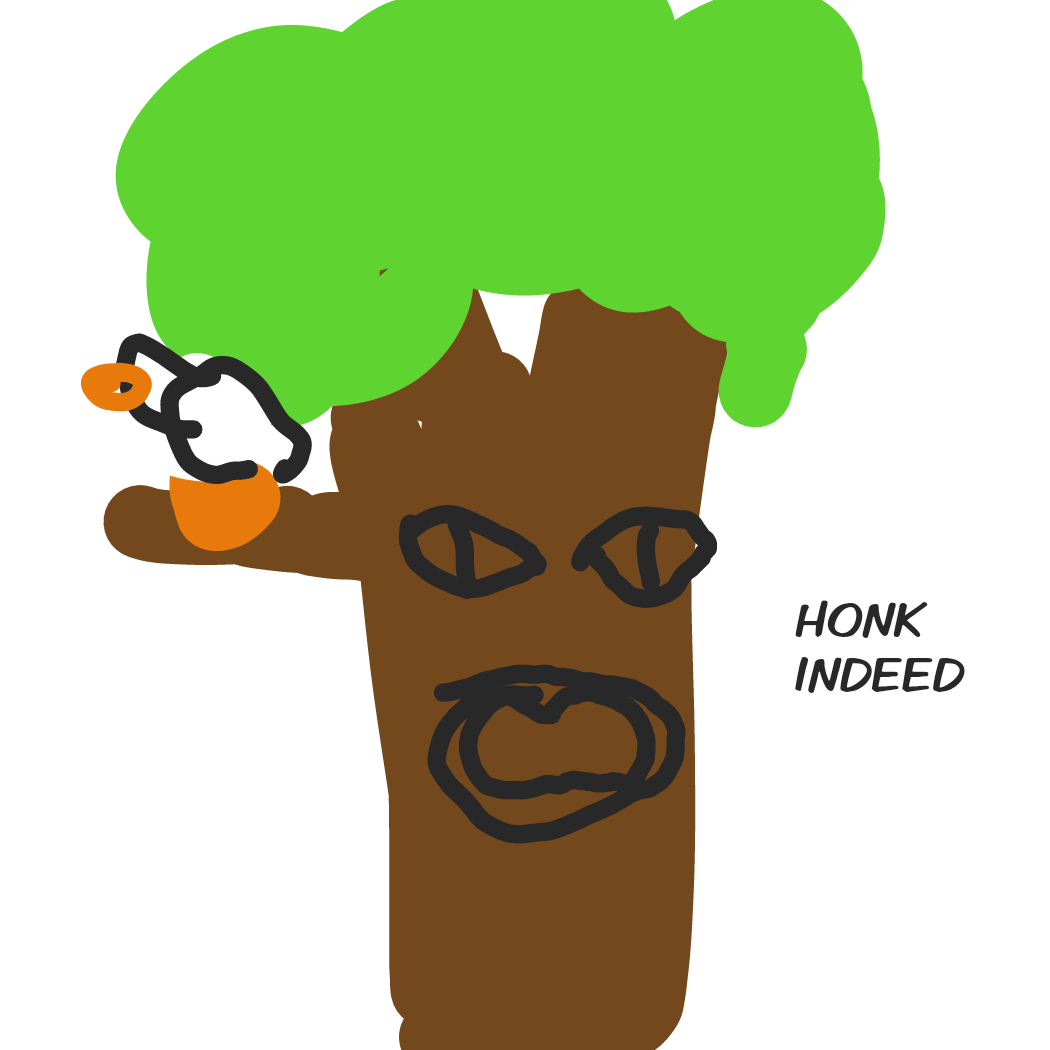 Drawing in Goose From Goose Game by Pikaball