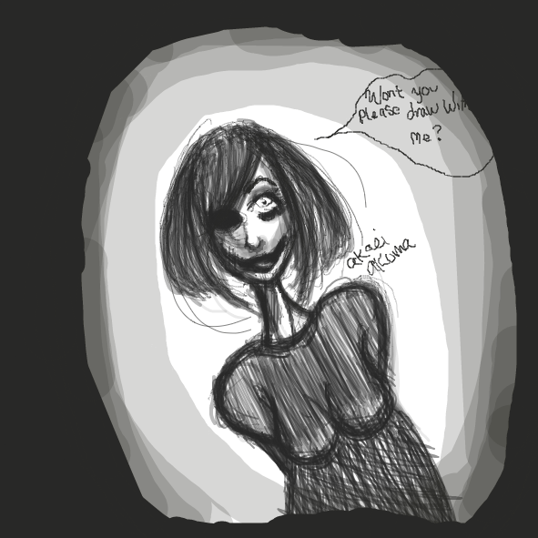 w i l l              y o u           ? - Online Drawing Game Comic Strip Panel by Akaei Akuma