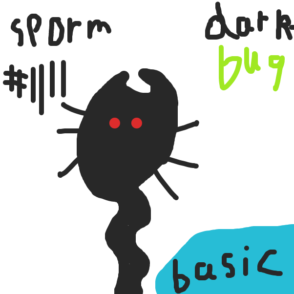 sporms like the dark so they often make more darkness by blocking the light around them with their tail - Online Drawing Game Comic Strip Panel by SellOut267