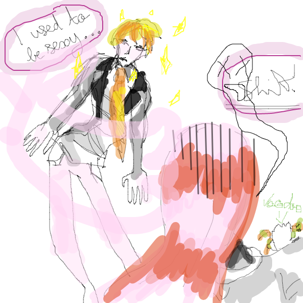 Drawing in S-senpai... by Mikoteko