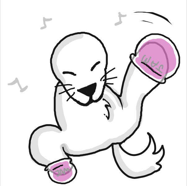 Drawing in when you jammin' by FrankenJammer