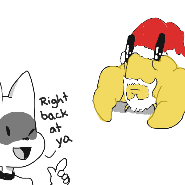 I'm a tad late but happy holidays! - Online Drawing Game Comic Strip Panel by Sluggishfella