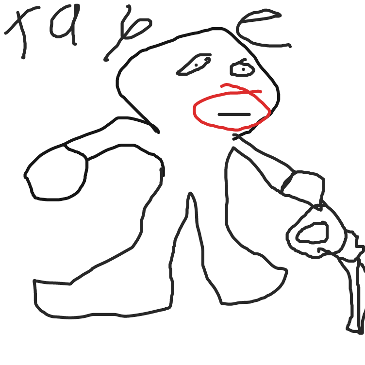 Drawing in gorrilla tape by Duncan