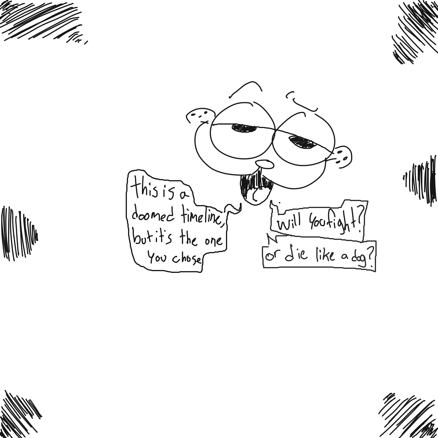  - Online Drawing Game Comic Strip Panel by CurlyCheddar 