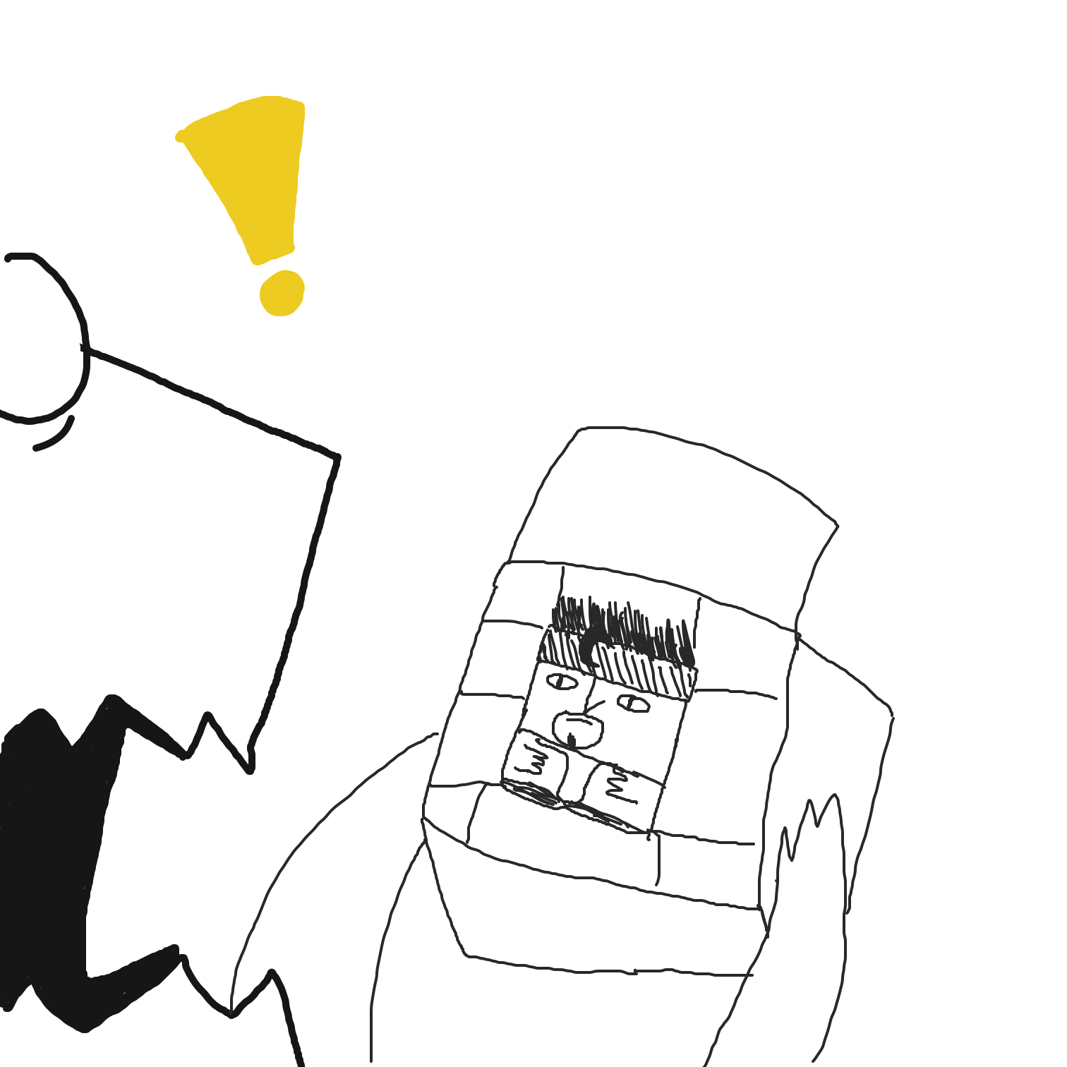  - Online Drawing Game Comic Strip Panel by CurlyCheddar 