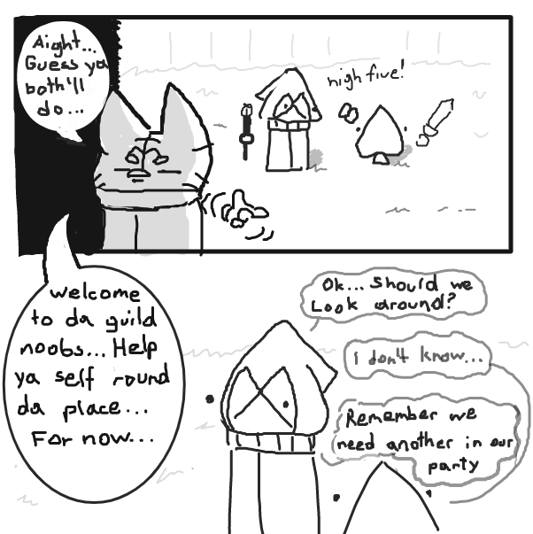  - Online Drawing Game Comic Strip Panel by Sluggishfella
