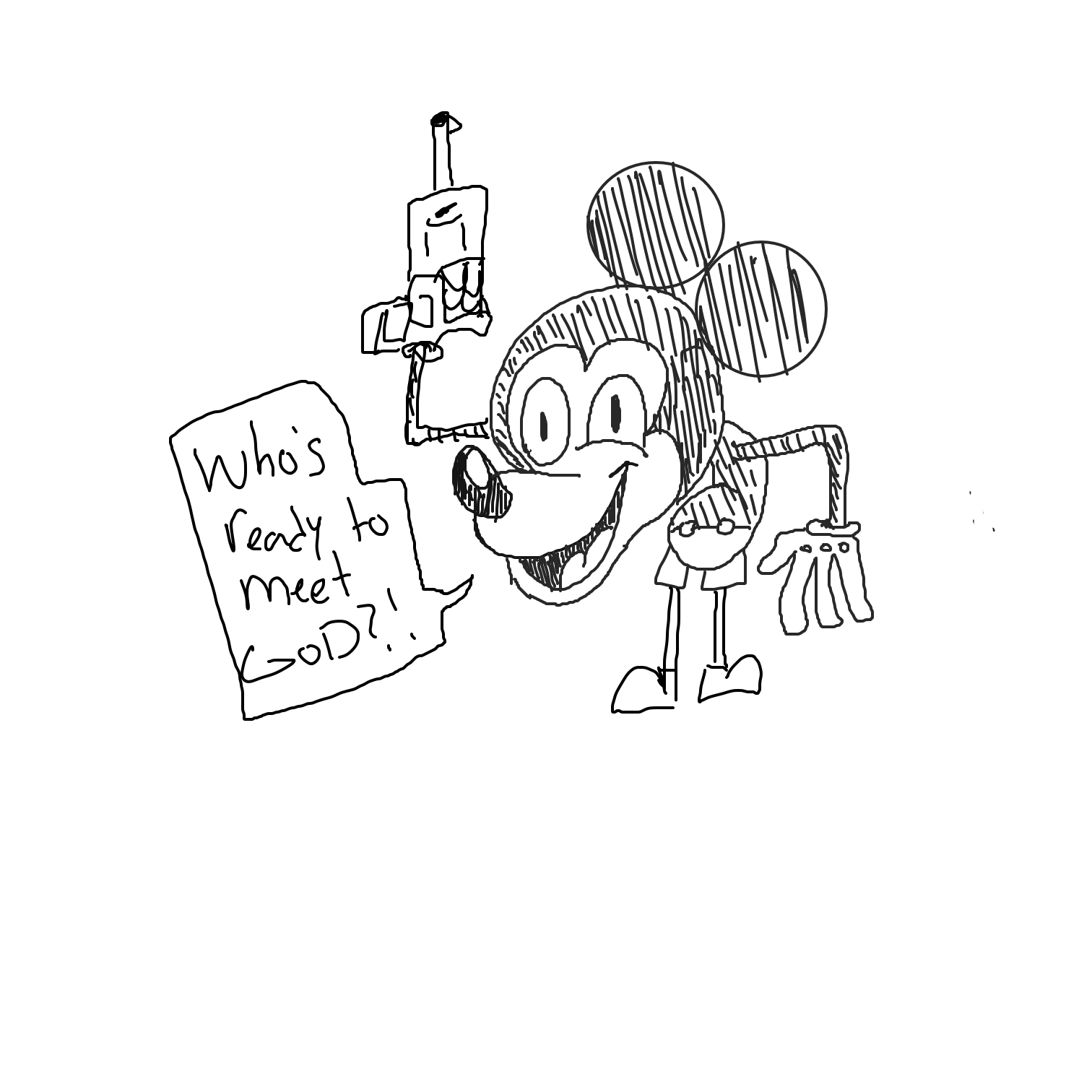  - Online Drawing Game Comic Strip Panel by CurlyCheddar 