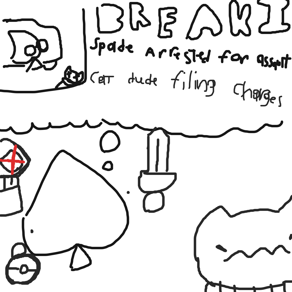  - Online Drawing Game Comic Strip Panel by KingOfSpades2