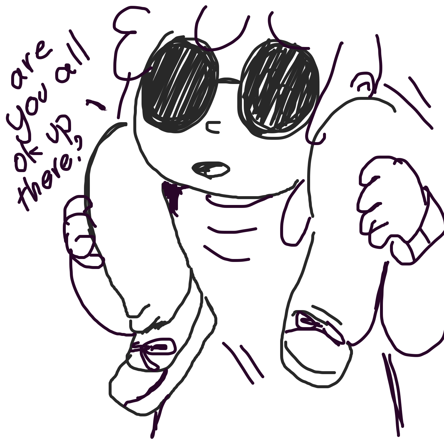  - Online Drawing Game Comic Strip Panel by Juleefish 