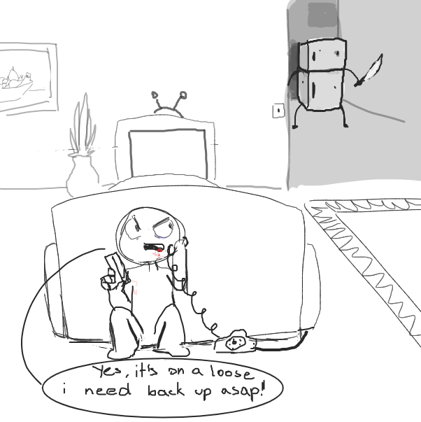  - Online Drawing Game Comic Strip Panel by Sluggishfella