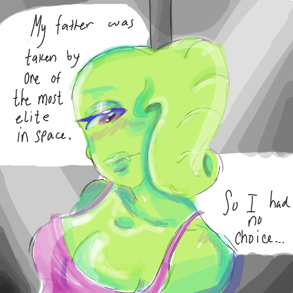 Drawing in Stuck by daisydo