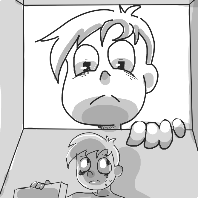 Drawing in The box by SSR scorpia