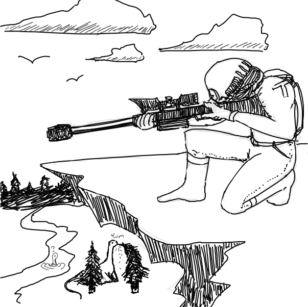 Drawing in Falafel by Buckawn