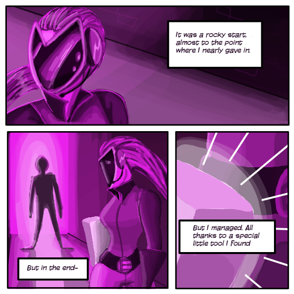 Drawing in Art Themed Heros! Origins: Erazer by FrankenJammer